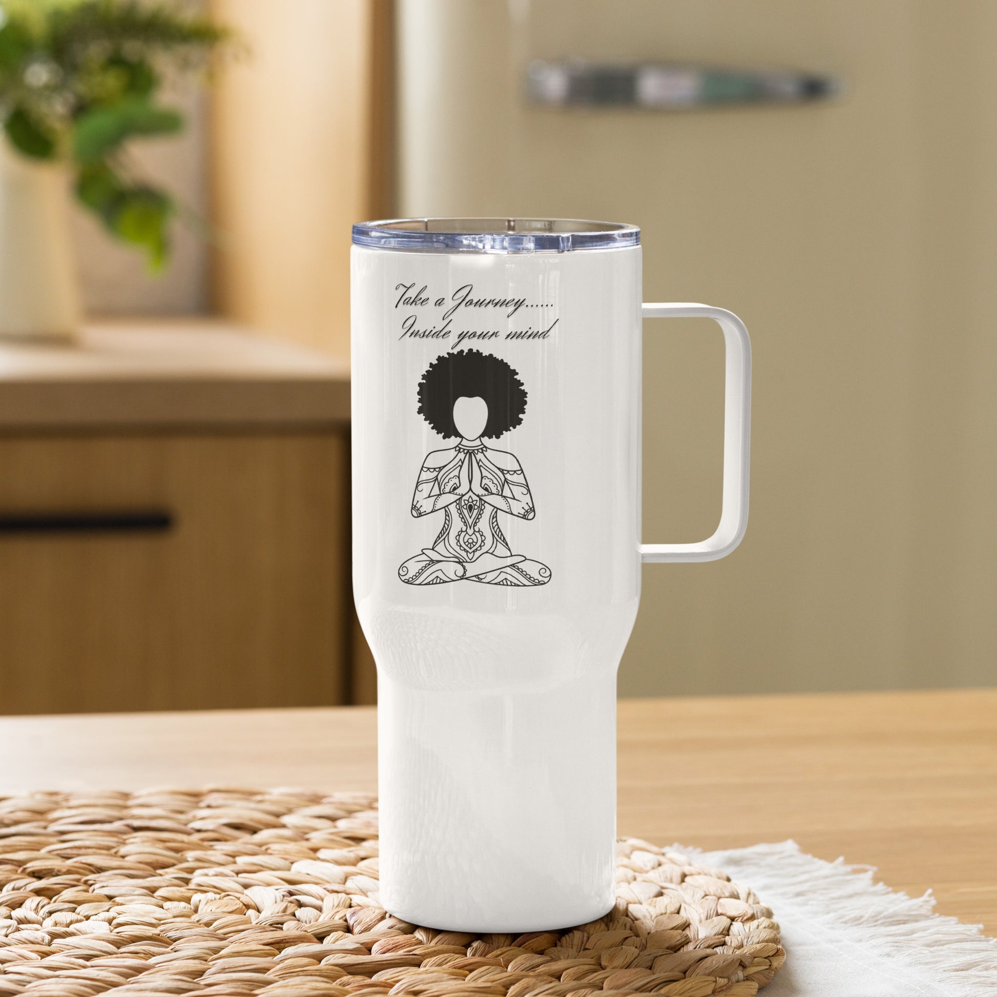 Meditation Travel mug with a handle - BELLAREME