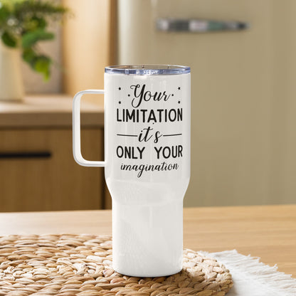 Limitation Travel mug with a handle - BELLAREME